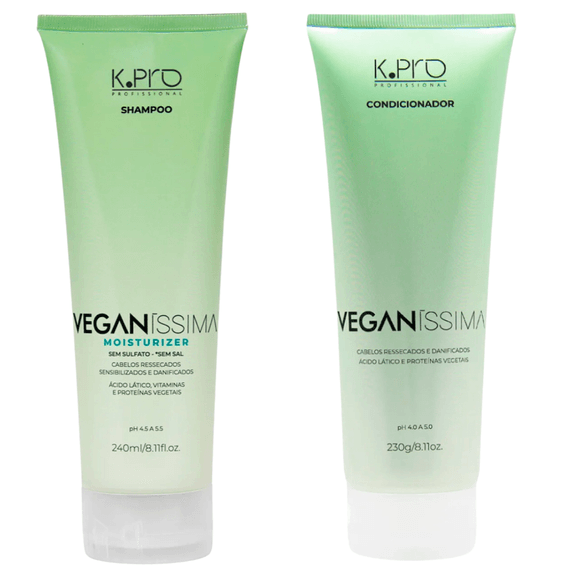 K.Pro Veganissima Shampoo Moisturizer 240 ml e Condi 230g